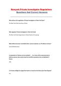 New York Private Investigator Regulations &ndash; Practice Questions and Correct Answers Study Guide