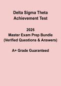 Delta Sigma Theta Achievement Test Study Guide &vert; DST Exam Prep 2026