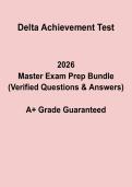 Delta Achievement Test Study Guide &vert; DST Exam Prep 2026