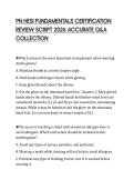 PN HESI FUNDAMENTALS CERTIFICATION REVIEW SCRIPT 2026 ACCURATE Q&A COLLECTIO