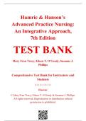 Test Bank &mdash; Hamric & Hanson&rsquo;s Advanced Practice Nursing&colon; An Integrative Approach&comma; 7th Edition &mdash; Mary Fran Tracy&comma; Eileen T&period; O&rsquo;Grady & Susanne J&period; Phillips