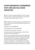 PN HESI FUNDAMENTALS COMPREHENSIVE STUDY GUIDE 2026 FULLY SOLVED QUESTION SET