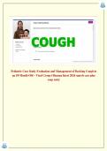 I Human Case Study on 18-Month-Old Grady Turner&comma; Pediatric Case Study Evaluation and Management of Barking Cough in an 18-Month-Old&period;&vert;Complete SOAP Notes&comma; History Questions&comma; Physical Exam & Management Plan&period;Latest 2026