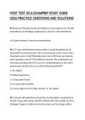 POST TEST ATLS EXAMPREP STUDY GUIDE 2026 PRACTICE QUESTIONS AND SOLUTIONS