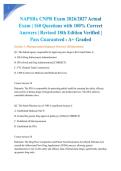 NAPSRx CNPR Exam 2026&sol;2027 Actual Exam &vert; 160 Questions with 100&percnt; Correct Answers &vert; Revised 18th Edition Verified &vert; Pass Guaranteed - A&plus; Graded