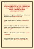 USPS 421 WINDOW CLERK EXAM &sol; WINDOW CLERK  421USPS EXAM 2026&sol;2027 ACTUAL COMPLETE 300&plus;  REAL VERIFIED EXAM QUESTIONS AND 100&percnt;  CORRECT ANSWERS &lpar;VERIFIED  ANSWERS&rpar;&vert;&vert;NEWEST EXAM&excl;&excl;&excl; 