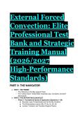 2026&sol;2027 ME 339 Heat Transfer Elite Test Bank & Study Guide&colon; External Forced Convection&comma; AI & EV Thermal Management