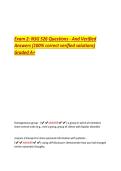 Exam 2&colon; NSG 526 Questions - And Verified  Answers &lpar;100&percnt; correct verified solutions&rpar;  Graded A&plus; 