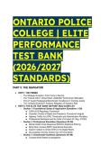Ontario Police College &lpar;OPC&rpar; 2026&sol;2027 Test Bank&colon; CSPA&comma; HTA & Charter of Rights Exams