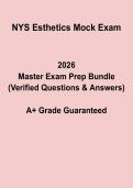 NYS Esthetics Mock Exam &vert; New York State Board Prep 2026