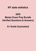 NY State Esthetics Exam 1 Study Guide &vert; Licensing Prep 2026