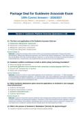 Guidewire Associate Exam 2026&sol;2027 Actual Exam &vert; Package Deal with 100&percnt; Correct Answers & Detailed Rationales &vert; Pass Guaranteed - A&plus; Graded