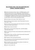 MCJA PHASE II COMPREHENSIVE STUDY GUIDE 2026 FULL QUESTIONS AND SOLUTIONS GRADED A&plus;