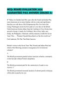 MCQs PREPARATION TEST 2026 QUESTIONS AND CORRECT ANSWERS GRADED A&plus;