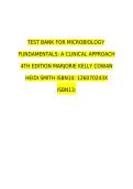Test Bank Microbiology Fundamentals&colon; A Clinical Approach 4th Edition 2026 ISBN 126070243X Marjorie Kelly Cowan Heidi Smith Complete Guide A&plus;