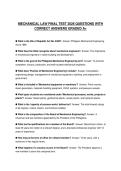MECHANICAL LAW CERTIFICATION SCRIPT 2026 QUESTIONS WITH SOLUTIONS GRADED A&plus;