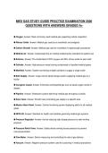 MED GAS STUDY GUIDE PRACTICE EXAMINATION 2026 QUESTIONS WITH ANSWERS GRADED A&plus;