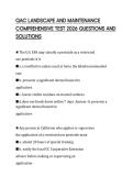 QAC LANDSCAPE AND MAINTENANCE COMPREHENSIVE TEST 2026 QUESTIONS AND SOLUTIONS