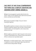 QAC RIGHT OF WAY EXAM COMPREHENSIVE TEST PAPER 2026 COMPLETE QUESTIONS AND ANSWERS EXPERT VERIFIED GRADED A