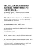 QMA STATE EXAM PRACTICE QUESTION BUNDLE 2026 VERIFIED QUESTIONS AND ANSWERS GRADED A&plus;