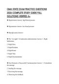 QMA STATE EXAM PRACTICE QUESTIONS 2026 COMPLETE STUDY GUIDE FULL SOLUTIONS VERIFIED A&plus;