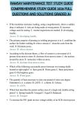 RAMSAY MAINTENANCE TEST STUDY GUIDE COMPREHENSIVE STUDY GUIDE 2026 FULL QUESTIONS AND SOLUTIONS GRADED A&plus;