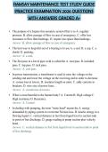 RAMSAY MAINTENANCE TEST STUDY GUIDE PRACTICE EXAMINATION 2026 QUESTIONS WITH ANSWERS GRADED A&plus;