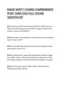 RANGE SAFETY COURSE COMPREHENSIVE STUDY GUIDE 2026 FULLY SOLVED QUESTION SET