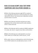 RCIS CCI EXAM SCRIPT 2026 TEST PAPER QUESTIONS AND SOLUTIONS GRADED A&plus;