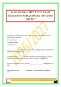 IAAO 101 PRACTICE TESTS EXAM QUESTIONS AND ANSWERS 100&percnt; PASS 2026&sol;2027