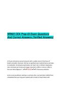 NR603 CEA Prep-GI Exam Questions  And Correct Answers &lpar;Verified Answers&rpar; 