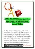 ABFM ITE 2026 Family Medicine&comma; Clinical Case-Based Q&A&comma; Diagnosis & Management &ndash; Practice Exam with Verified Answers