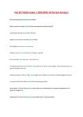 Nur 257 Galen exam 1 2026 With All Correct Answers