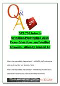 DPT 736 Orthotics & Prosthetics 2026 &lpar;150&plus; Questions&rpar; &ndash; DPT736 Orthoses&comma; Prostheses&comma; Amputations & Gait Training Q&A &ndash; Doctor of Physical Therapy