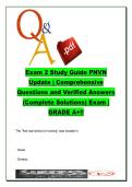PNVN Exam 2 Study Guide &lpar;1000&plus; Questions&rpar; &ndash; PNVN002 Nursing Fundamentals&comma; Ethics&comma; NCLEX-PN & Patient Care Q&A