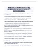 Maryville NURS 663 Exam 3 Study Guide 2023&sol;2024 &ndash; Megadeck Revised