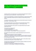 DSA MIDTERM EXAM QUESTIONS WITH CORRECT ANSWERS