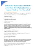 EMT FISDAP Readiness Exam 2 2026&sol;2027 Actual Exam &vert; Latest Update Questions & Answers &vert; Grade A&plus; &vert; Pass Guaranteed