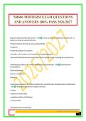 NR606 MIDTERM EXAM QUESTIONS AND ANSWERS 100&percnt; PASS 2026&sol;2027