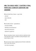 MBA 704 KUNGU WEEK 7 CHAPTERS 11 FINAL PAPER 2026 COMPLETE QUESTIONS AND ANSWERS