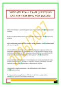 NRNP 6531 FINAL EXAM QUESTIONS AND ANSWERS 100&percnt; PASS 2026&sol;2027