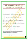 NSG 320 EXAM 3 QUESTIONS AND ANSWERS 100&percnt; PASS 2026&sol;2027