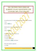 NSG 320 INFECTIOUS DISEASE KAHOOT&period; EXAM 3 QUESTIONS AND ANSWERS 100&percnt; PASS 2026&sol;2027