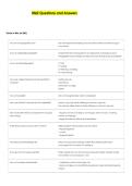 BM2 Questions and Answers