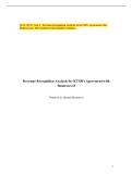 WGU D252 Task 1 - Revenue Recognition Analysis for KTSB&rsquo;s Agreement with Ramesses II &vert; 2026 Updated with complete solutions&period;