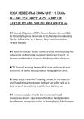 RECA RESIDENTIAL EXAM UNIT 1 9 EXAM ACTUAL TEST PAPER 2026 COMPLETE QUESTIONS AND SOLUTIONS GRADED A&plus;