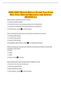 2026&sol;2027 Hawaii Drivers Permit Test Exam Over View Material Questions and Answers &lpar;RATED A&plus;&rpar;