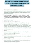 MEDICAL KSV REVIEW COMPREHENSIVE STUDY GUIDE 2026 FULL QUESTIONS AND SOLUTIONS GRADED A&plus;