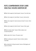 ROTC COMPREHENSIVE STUDY GUIDE 2026 FULLY SOLVED QUESTION SET