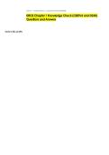 DRO2 Chapter 1 Knowledge Check &lpar;C839v5 and D334&rpar;  Questions and Answers